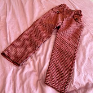 $43 dollar plaid pants size 8 adjustable